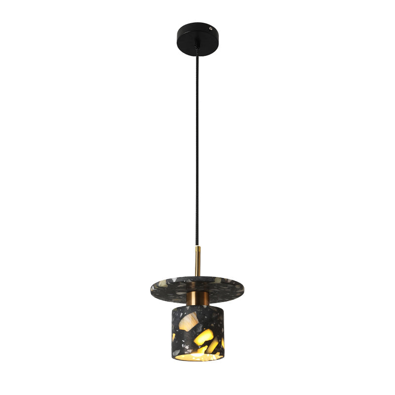 Terrazzo Pendant Lamp - Speckled Stone Hanging Light | Modern Kitchen Island & Dining Pendant