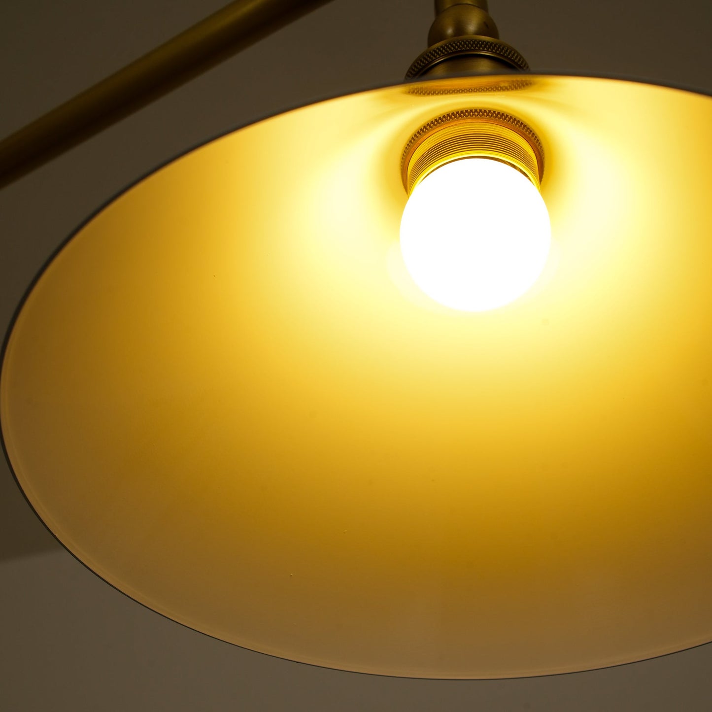 Thetford Pendant Light - Solid Brass 2-Head Linear Chandelier | Ceramic & Aluminum Island Pendant