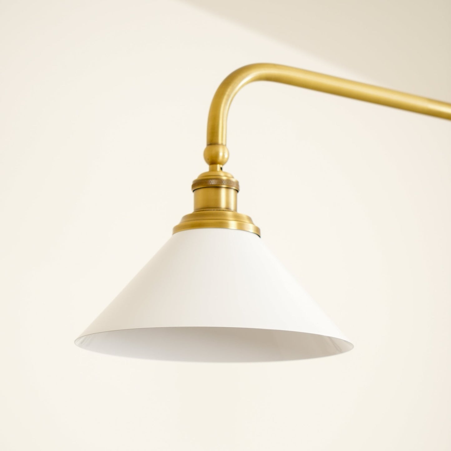 Thetford Pendant Light - Solid Brass 2-Head Linear Chandelier | Ceramic & Aluminum Island Pendant