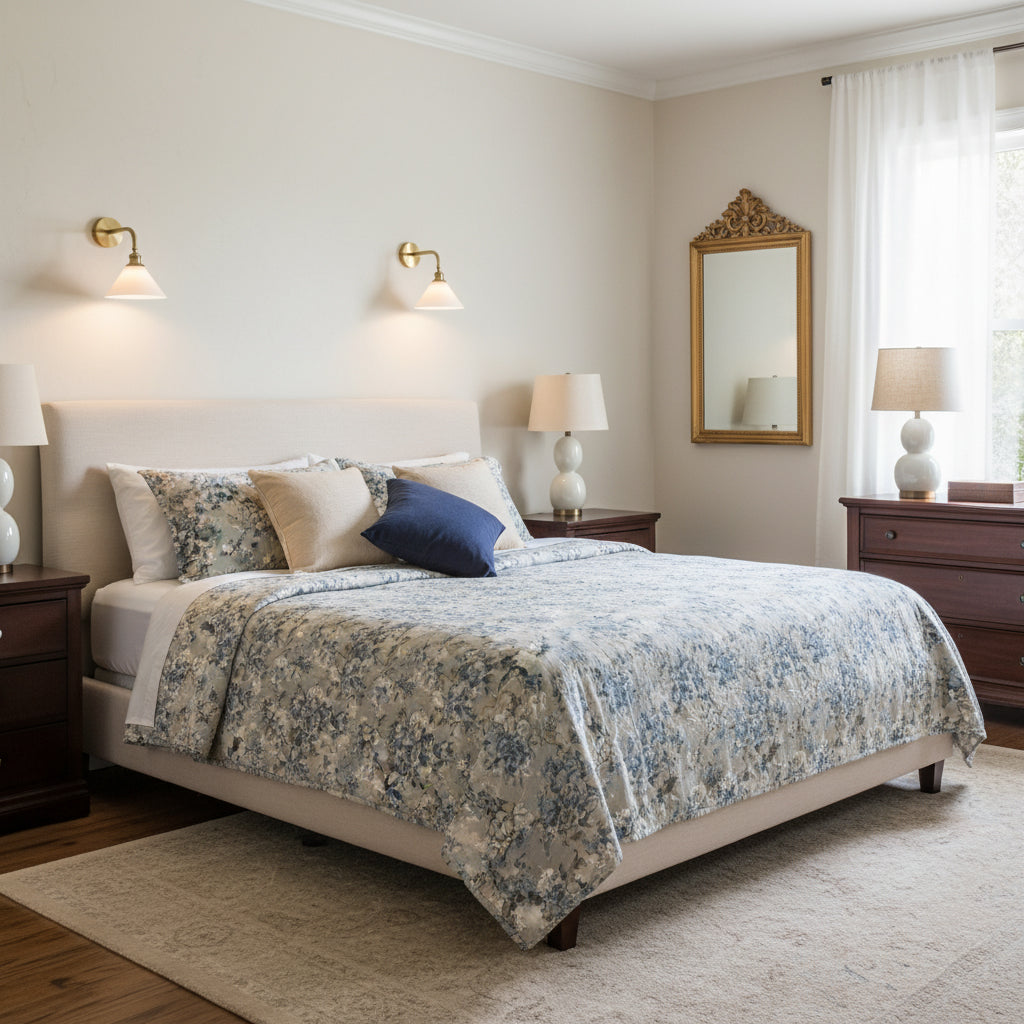 Thetford Wall Lamp - Classic Tapered Parasol Brass Wall Sconce | Vintage Bedside & Vanity Light