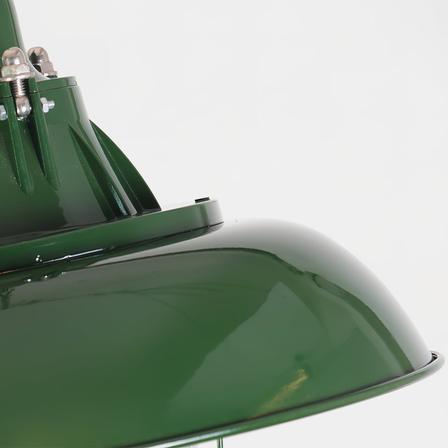 Thorlux Green Swag Light - 1930s Vintage Industrial Pendant | Plug-and-Hang Kitchen & Commercial Light