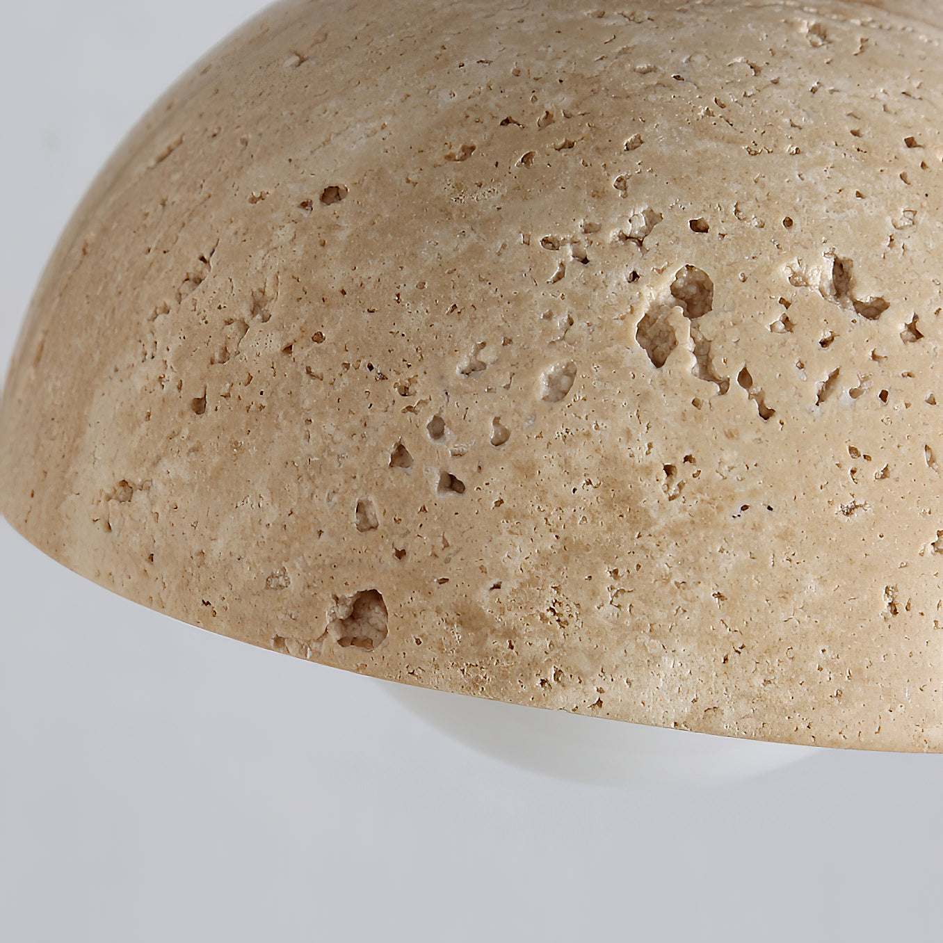 Tia Travertine Swing Arm Plug-in Sconce - Walnut Wood & Stone Wall Lamp | Adjustable Plug-In Reading Light