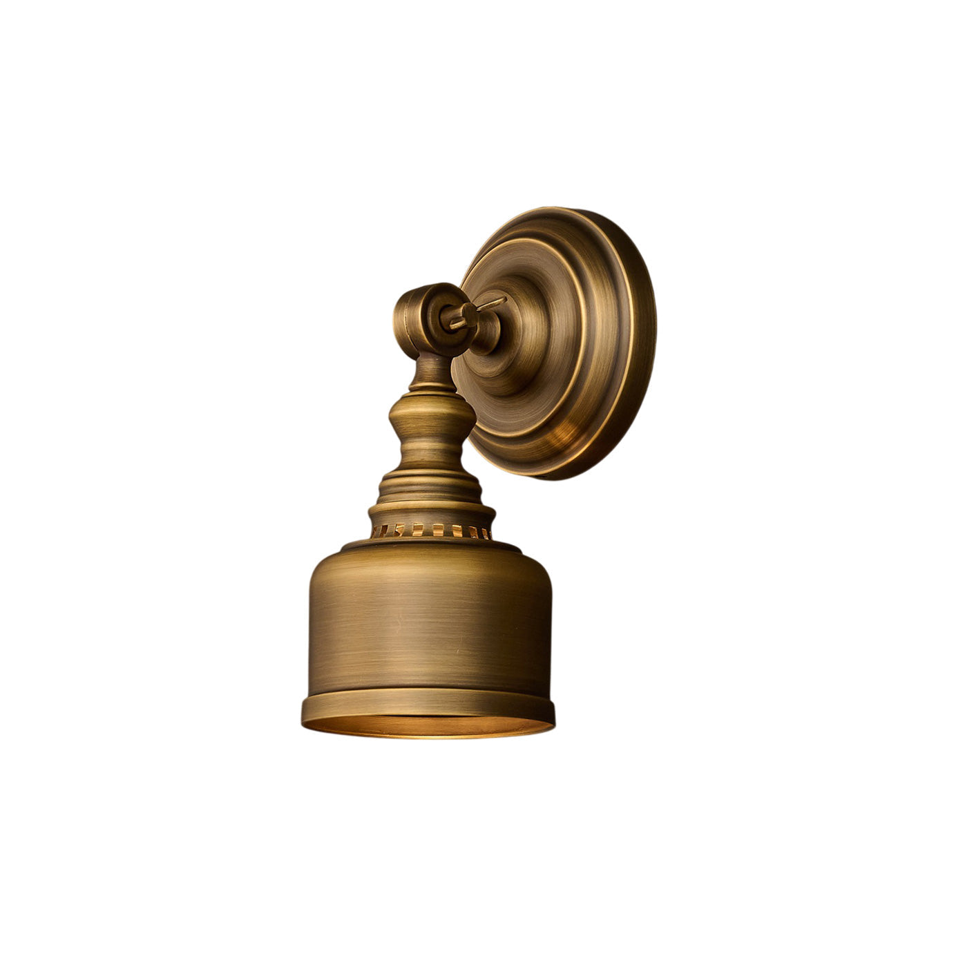 Timarron Wall Lamp - Antique Brass Vintage Industrial Sconce | Modern Task & Accent Light