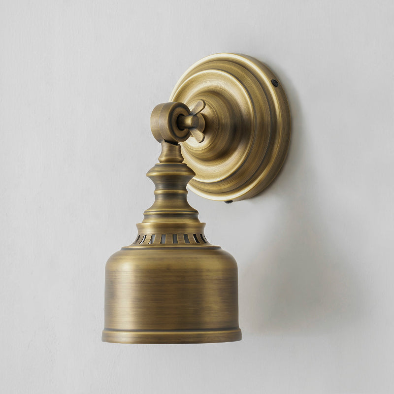Timarron Wall Lamp - Antique Brass Vintage Industrial Sconce | Modern Task & Accent Light