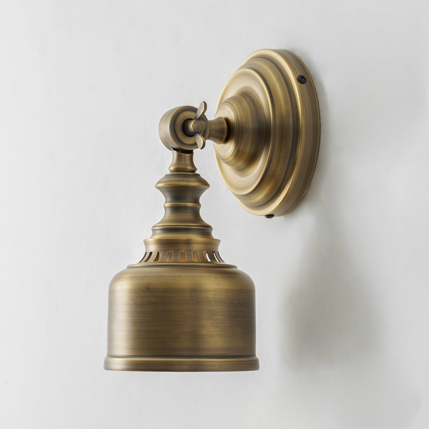 Timarron Wall Lamp - Antique Brass Vintage Industrial Sconce | Modern Task & Accent Light