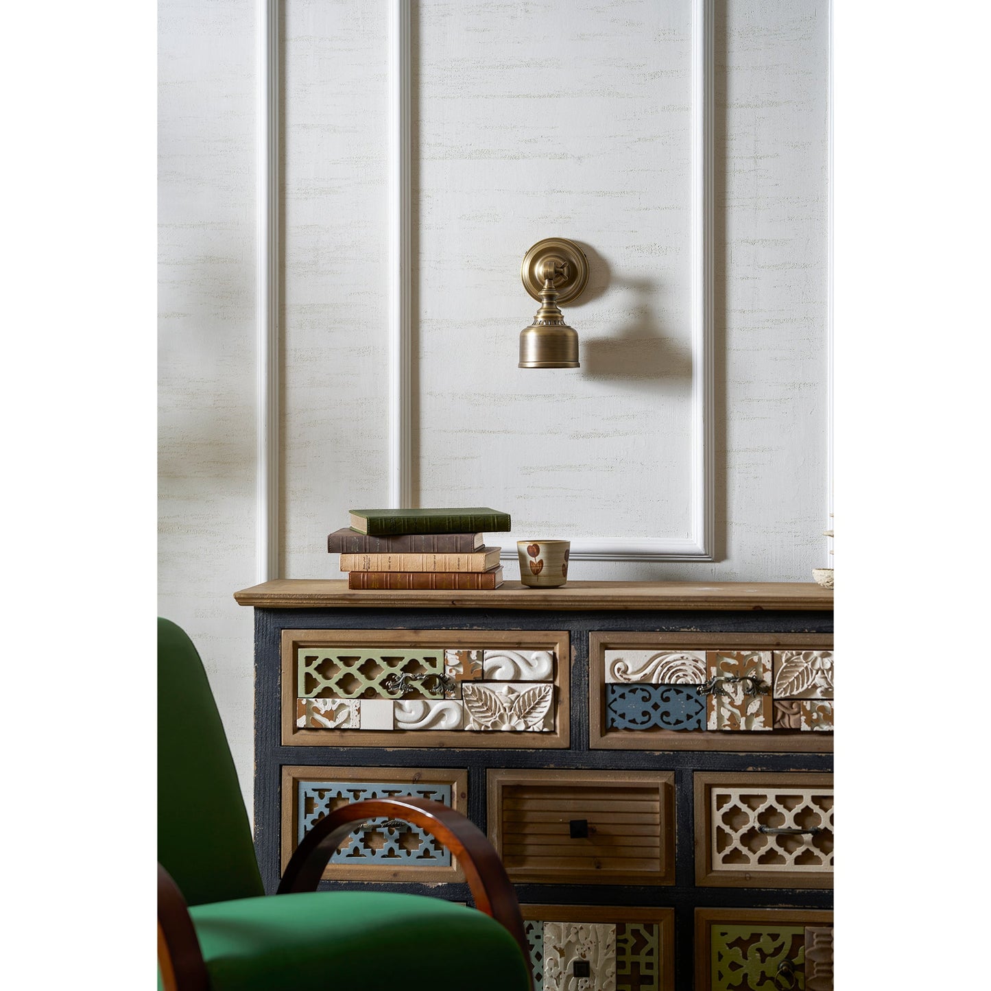 Timarron Wall Lamp - Antique Brass Vintage Industrial Sconce | Modern Task & Accent Light