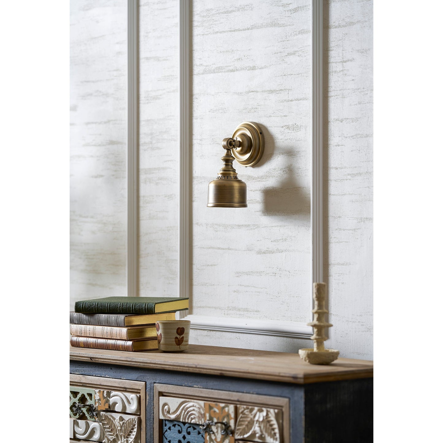 Timarron Wall Lamp - Antique Brass Vintage Industrial Sconce | Modern Task & Accent Light