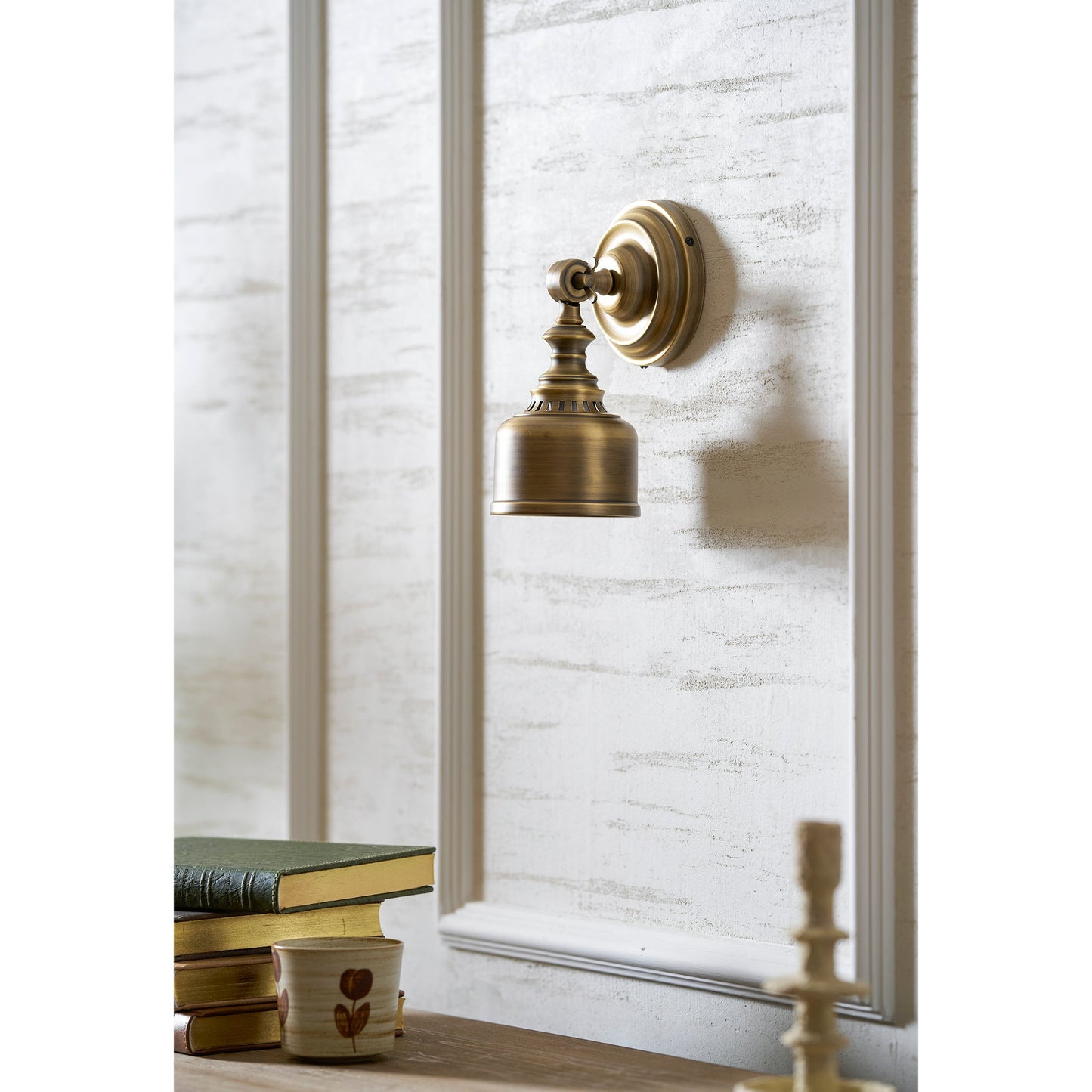 Timarron Wall Lamp - Antique Brass Vintage Industrial Sconce | Modern Task & Accent Light
