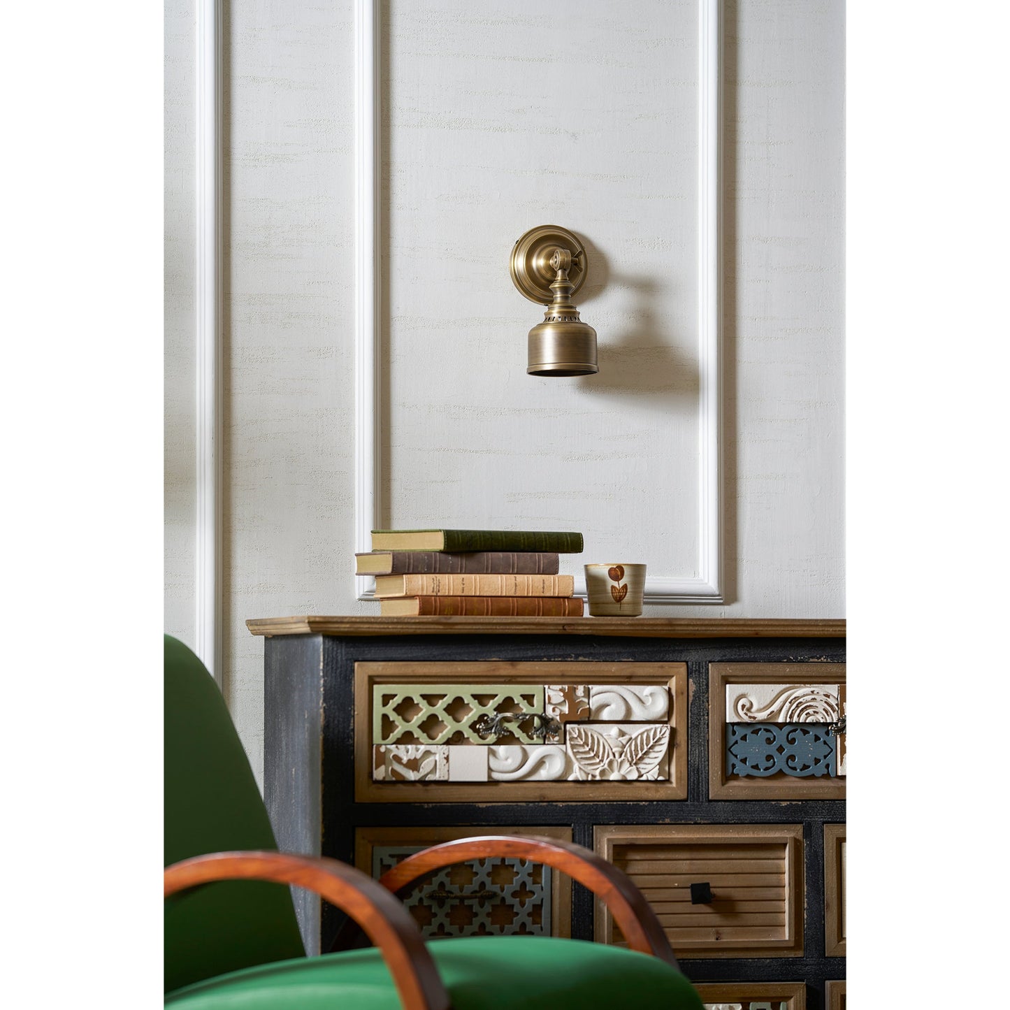 Timarron Wall Lamp - Antique Brass Vintage Industrial Sconce | Modern Task & Accent Light