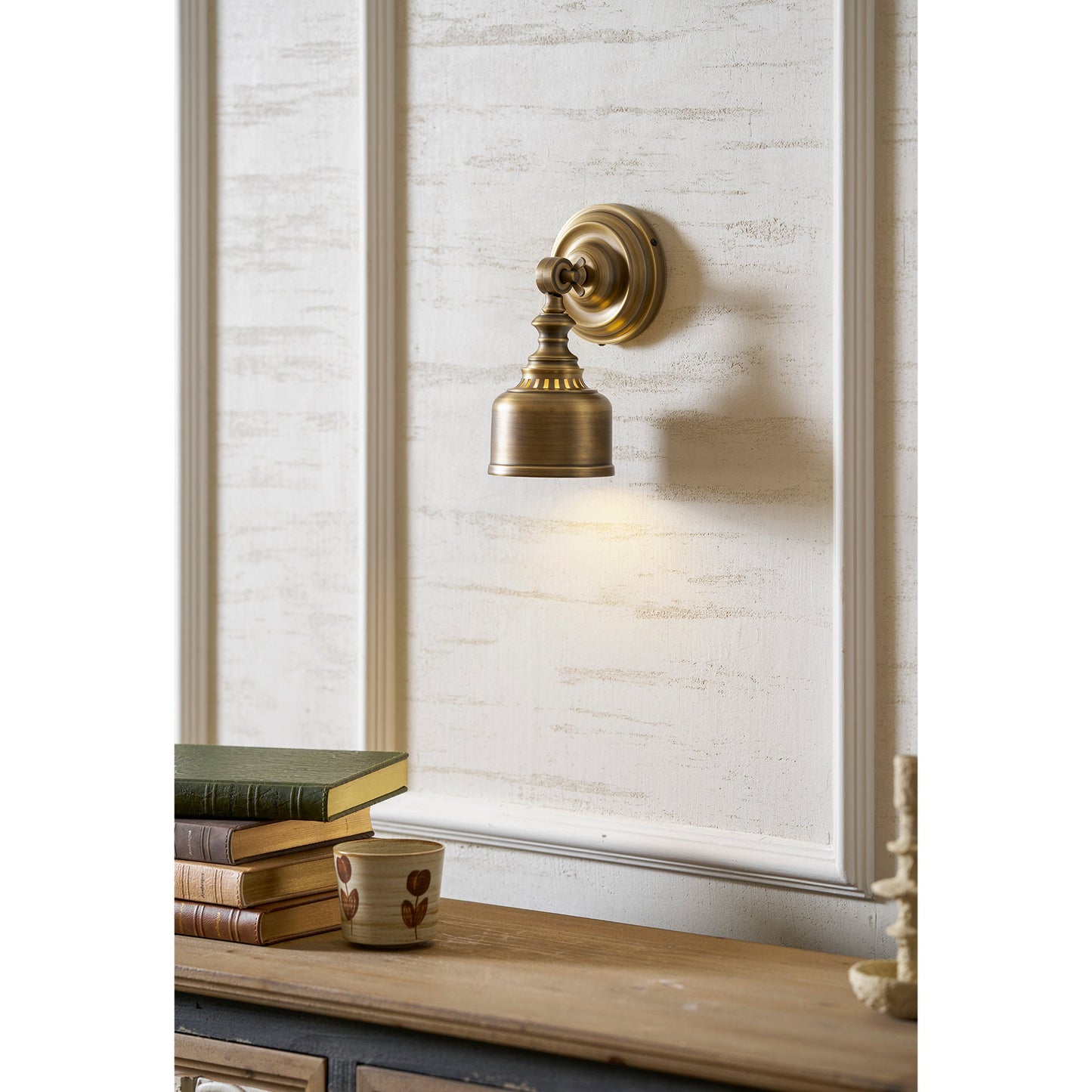 Timarron Wall Lamp - Antique Brass Vintage Industrial Sconce | Modern Task & Accent Light