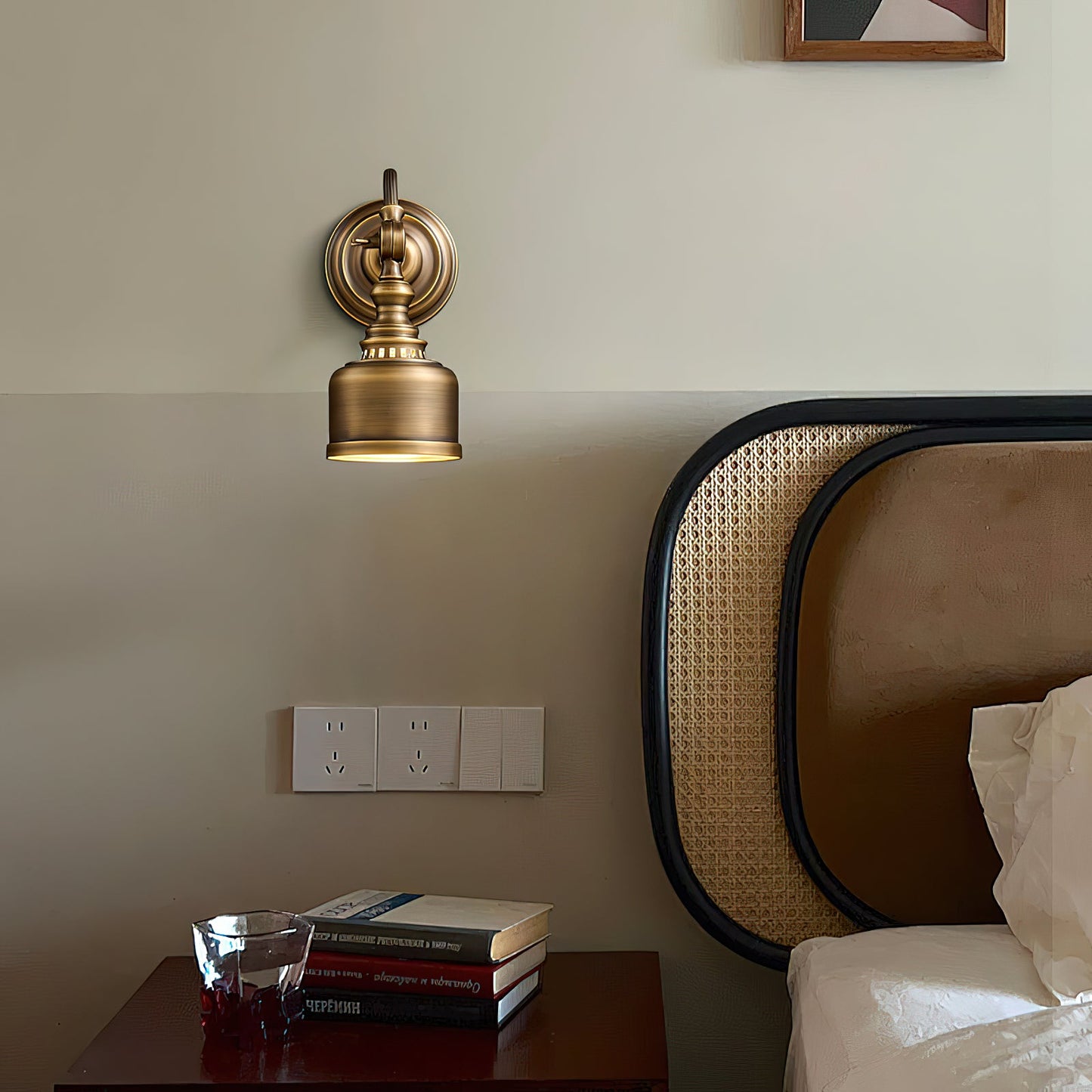 Timarron Wall Lamp - Antique Brass Vintage Industrial Sconce | Modern Task & Accent Light