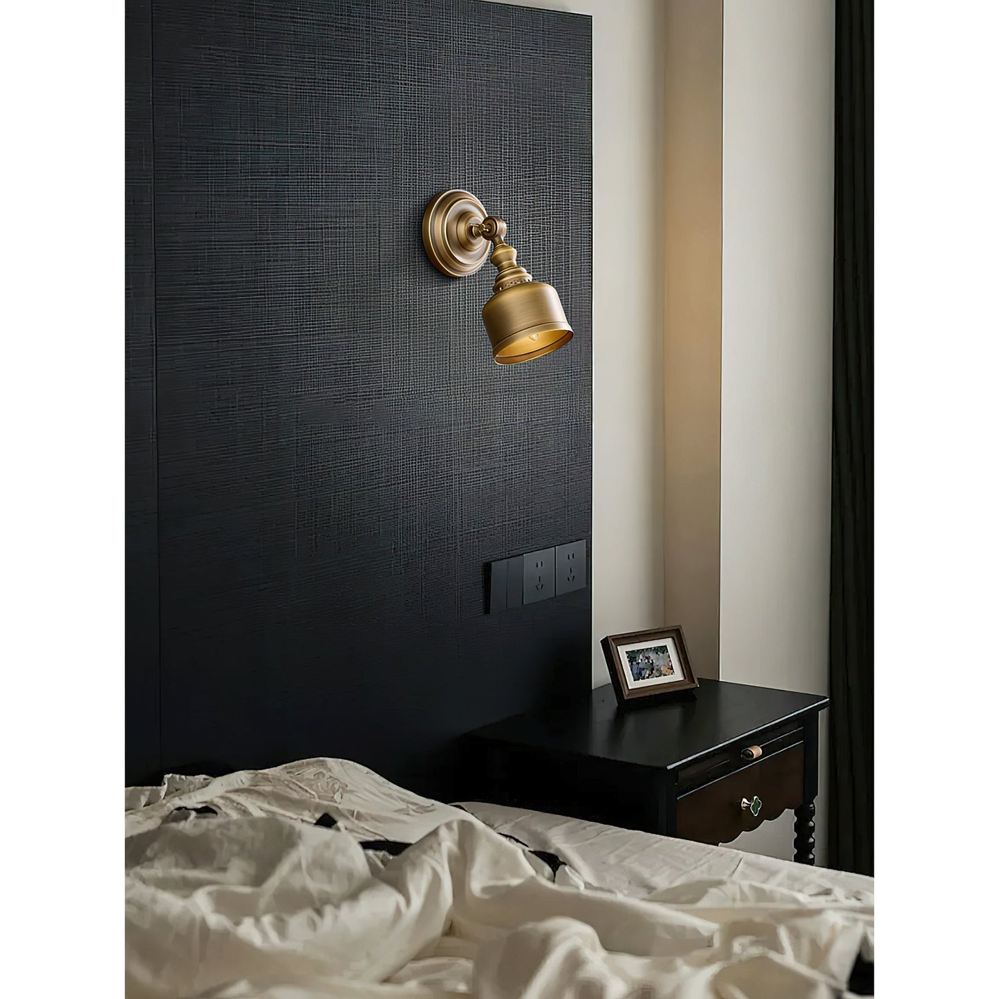 Timarron Wall Lamp - Antique Brass Vintage Industrial Sconce | Modern Task & Accent Light