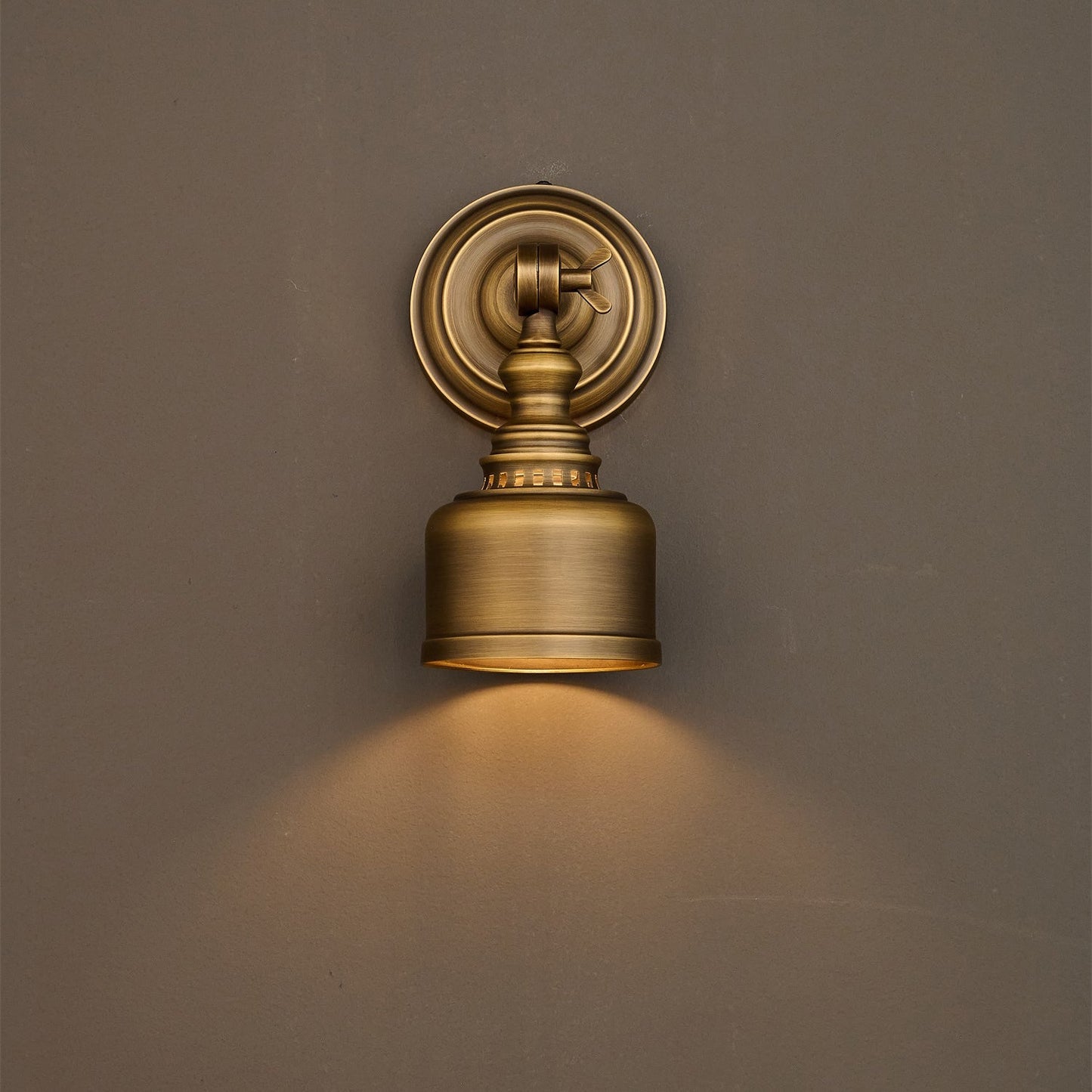 Timarron Wall Lamp - Antique Brass Vintage Industrial Sconce | Modern Task & Accent Light
