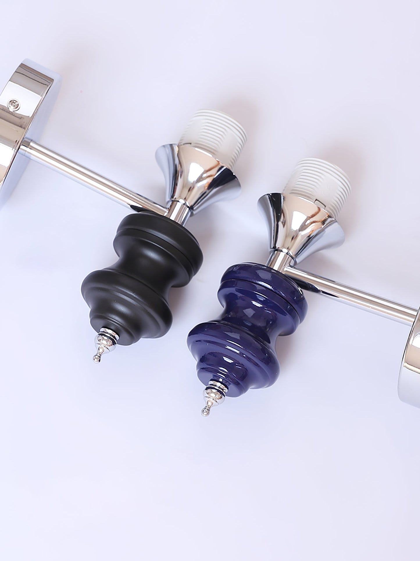 Timeless Home Conor Sconce - Modern Reversible Glass Globe Wall Sconce | Up/Down E26/E27 Vanity & Accent Light