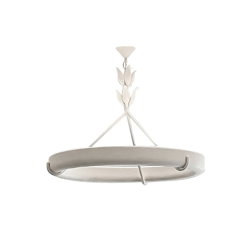 Tinsley Plaster Chandelier - Sculptural White Plaster Pendant Light | Modern Chic Minimalist LED Chandelier