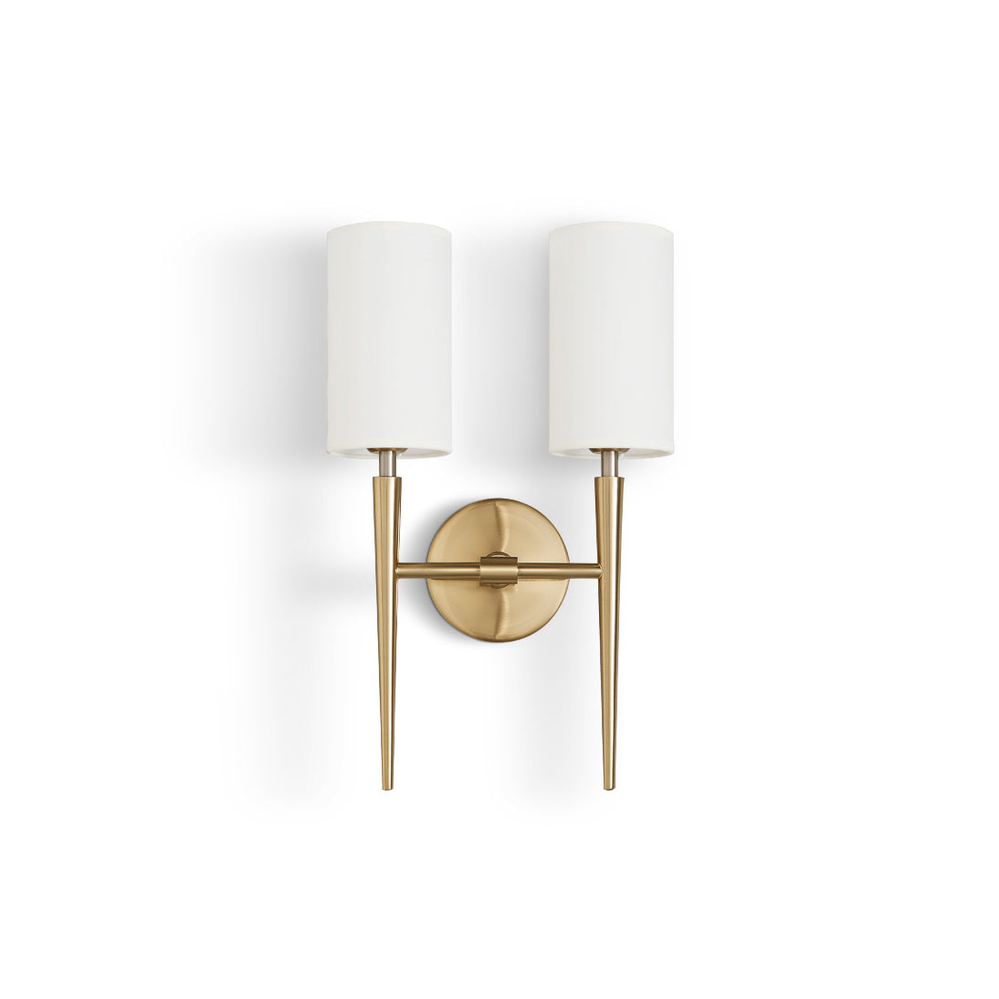 Tioga Wall Lamp - Mid-Century Modern Brass Wall Sconce | Vintage Vanity & Bedside Light