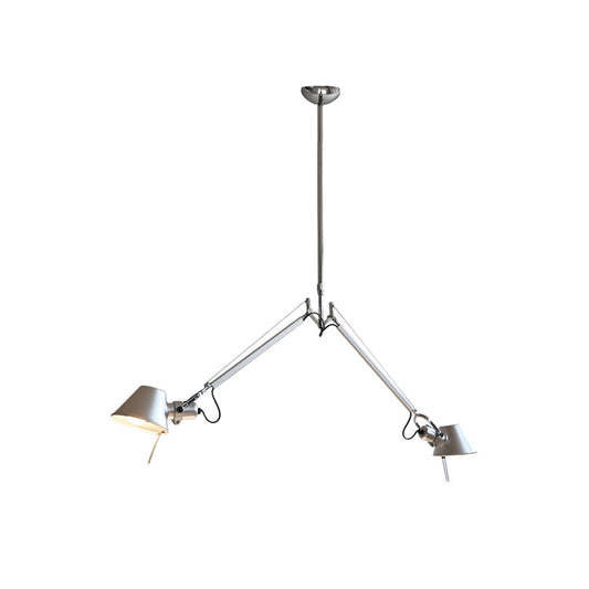Brady Rocker Arm Pendant Lamp – Adjustable Aluminum Swing-Arm Suspension Light
