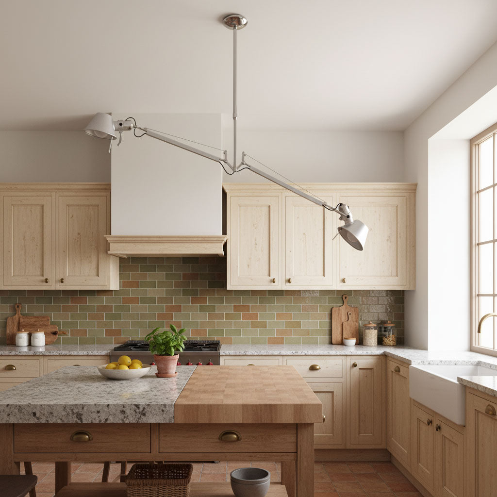 Brady Rocker Arm Pendant Lamp – Adjustable Aluminum Swing-Arm Suspension Light