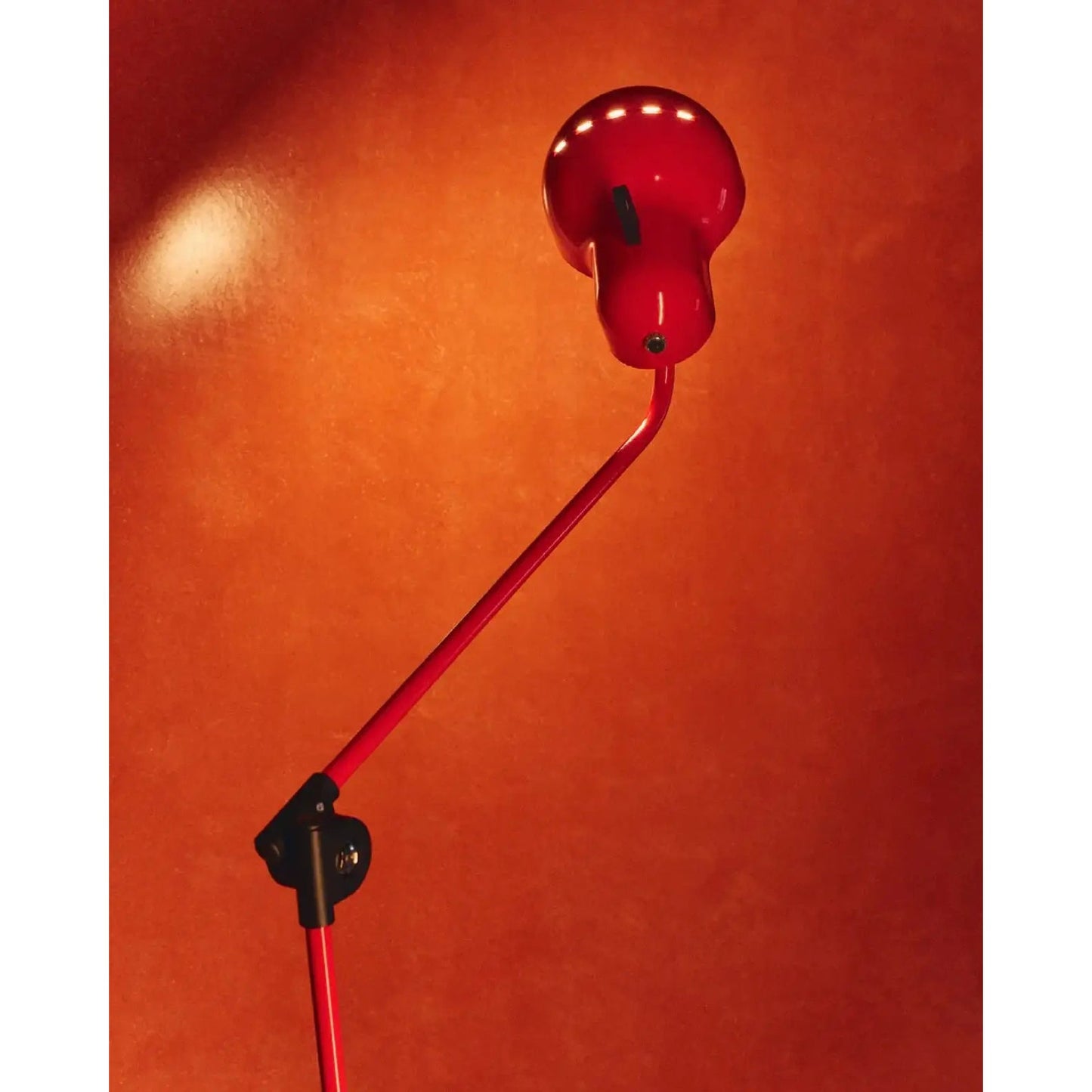Topo Floor Lamp - Articulated Automotive Metal Standing Lamp | 1960s Vintage Industrial Reading Light