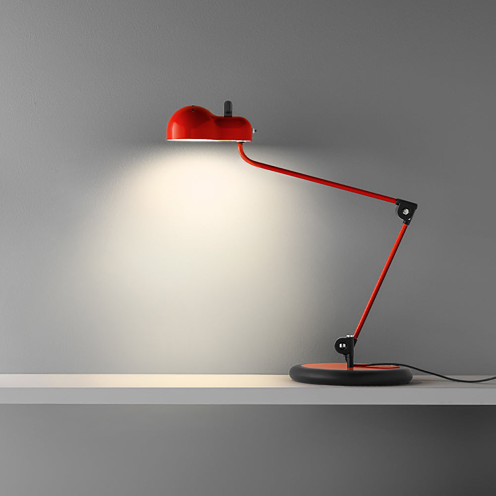 Topo Table Lamp - Articulated Automotive Metal Desk Lamp | 1960s Vintage Industrial Task Light