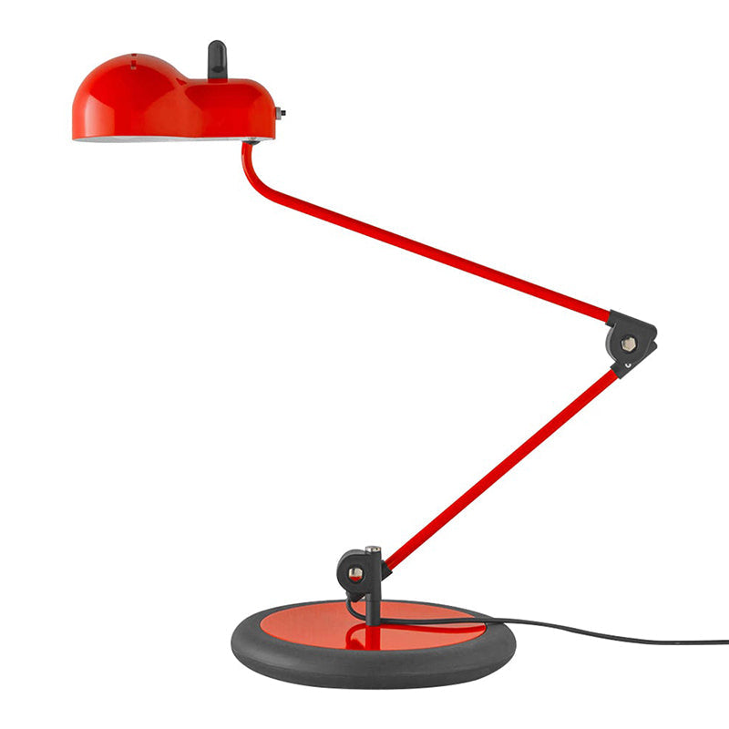 Topo Table Lamp - Articulated Automotive Metal Desk Lamp | 1960s Vintage Industrial Task Light