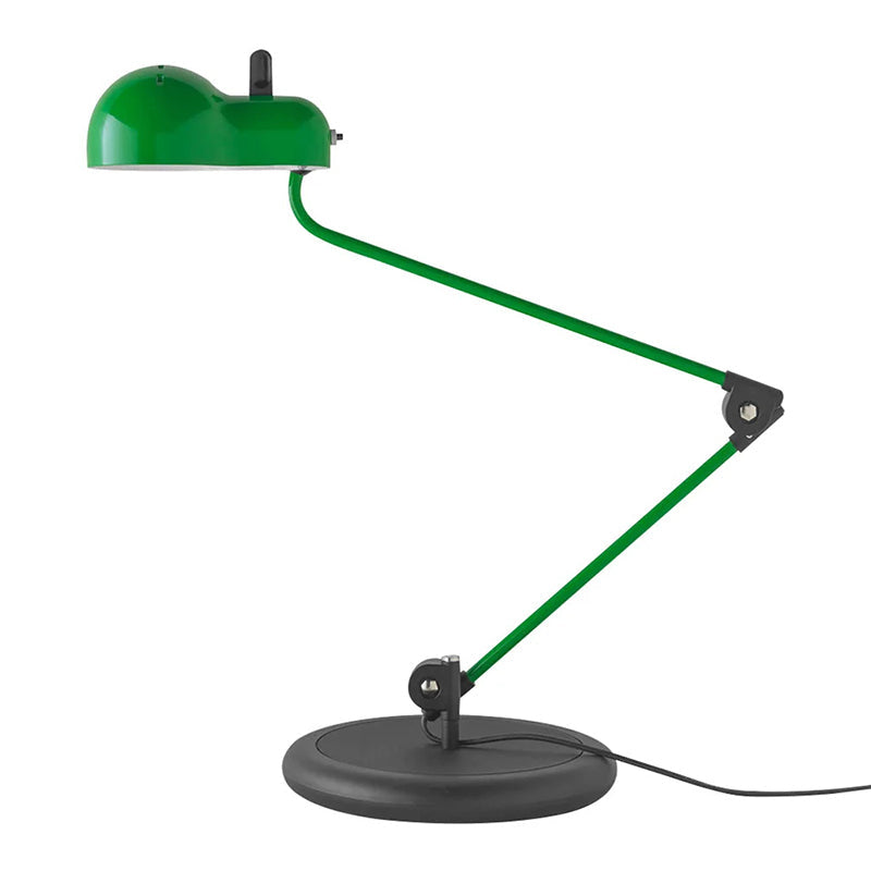 Topo Table Lamp - Articulated Automotive Metal Desk Lamp | 1960s Vintage Industrial Task Light
