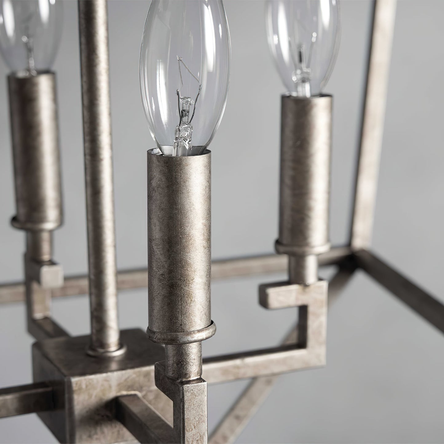 Townsend Pendant Lamp - 4-Light Open Cage Lantern Light | Modern Casual E12/E14 Foyer & Kitchen Pendant