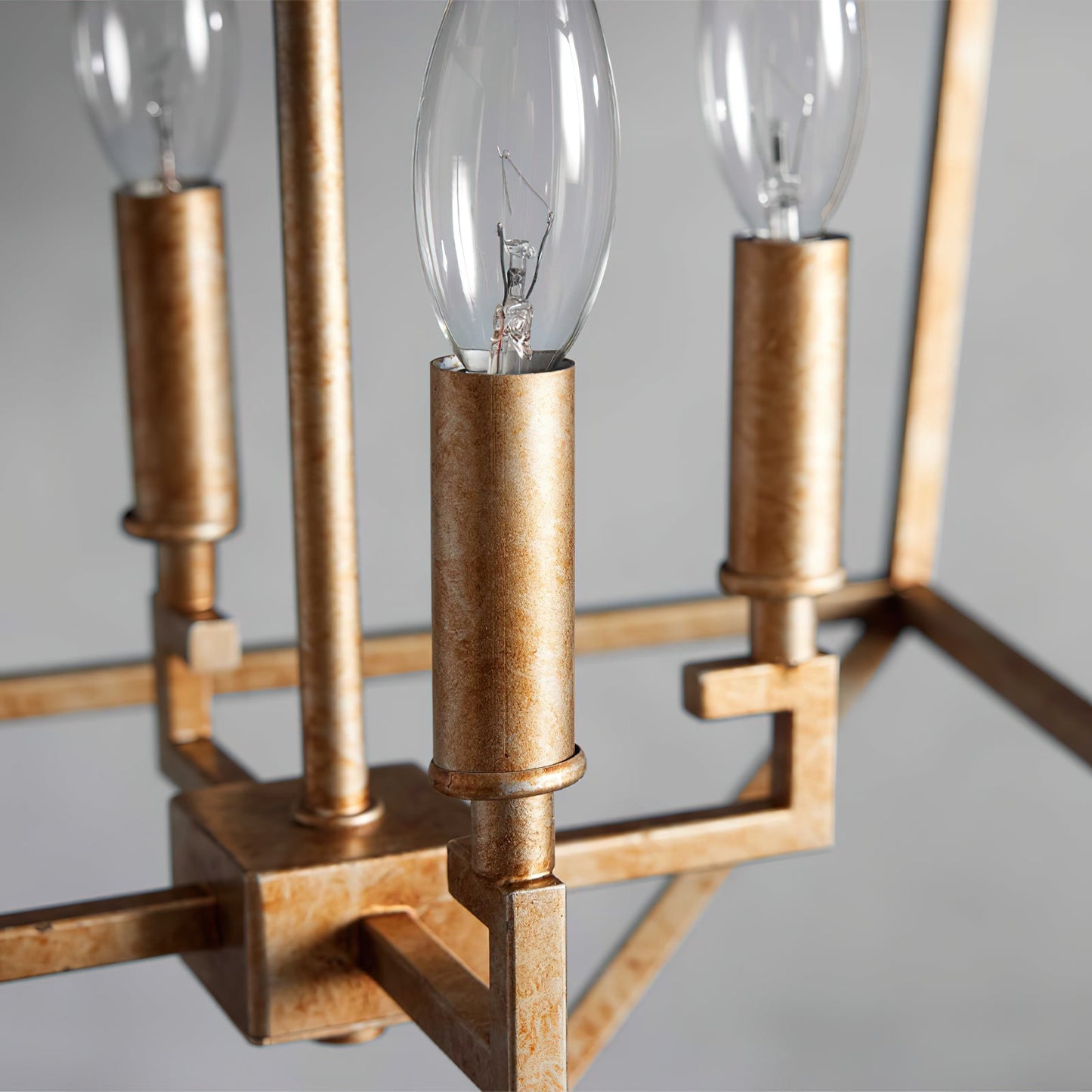 Townsend Pendant Lamp - 4-Light Open Cage Lantern Light | Modern Casual E12/E14 Foyer & Kitchen Pendant
