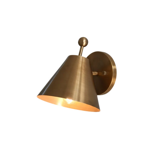 Traatten Wall Lamp - Traditional Solid Brass Wall Sconce | Vintage Finial Accent Light