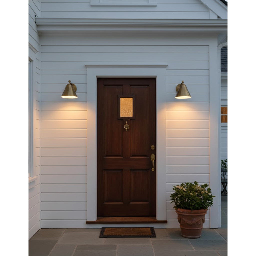Traatten Wall Lamp - Traditional Solid Brass Wall Sconce | Vintage Finial Accent Light