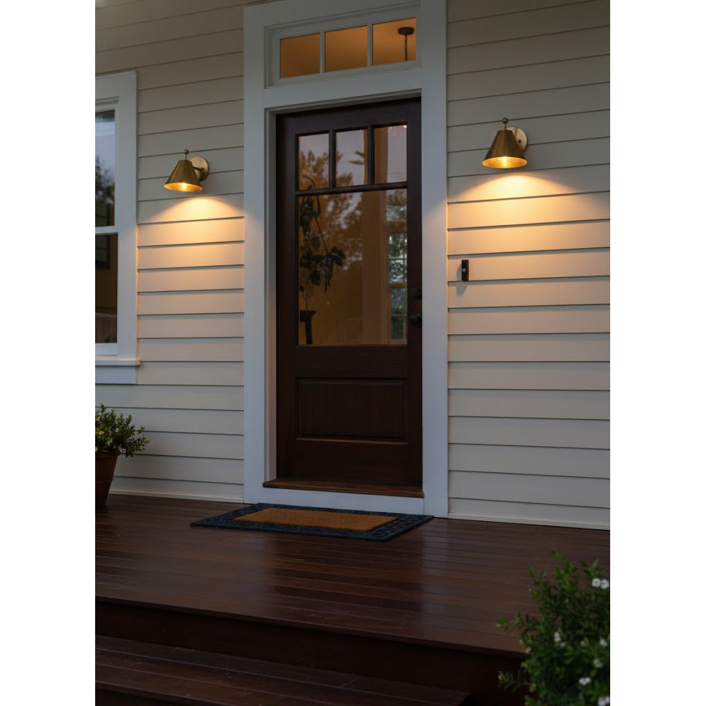 Traatten Wall Lamp - Traditional Solid Brass Wall Sconce | Vintage Finial Accent Light