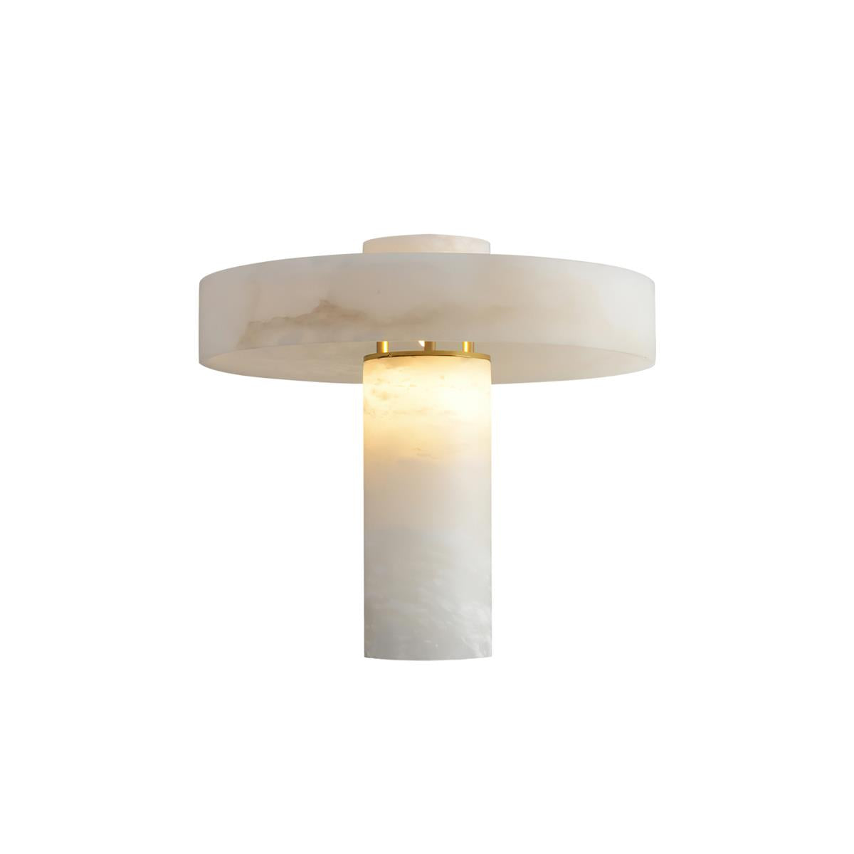 Tramonto Alabaster Table Lamp - Spanish Natural Stone Accent Lamp | Modern Rustic E26/E27 Desk Light