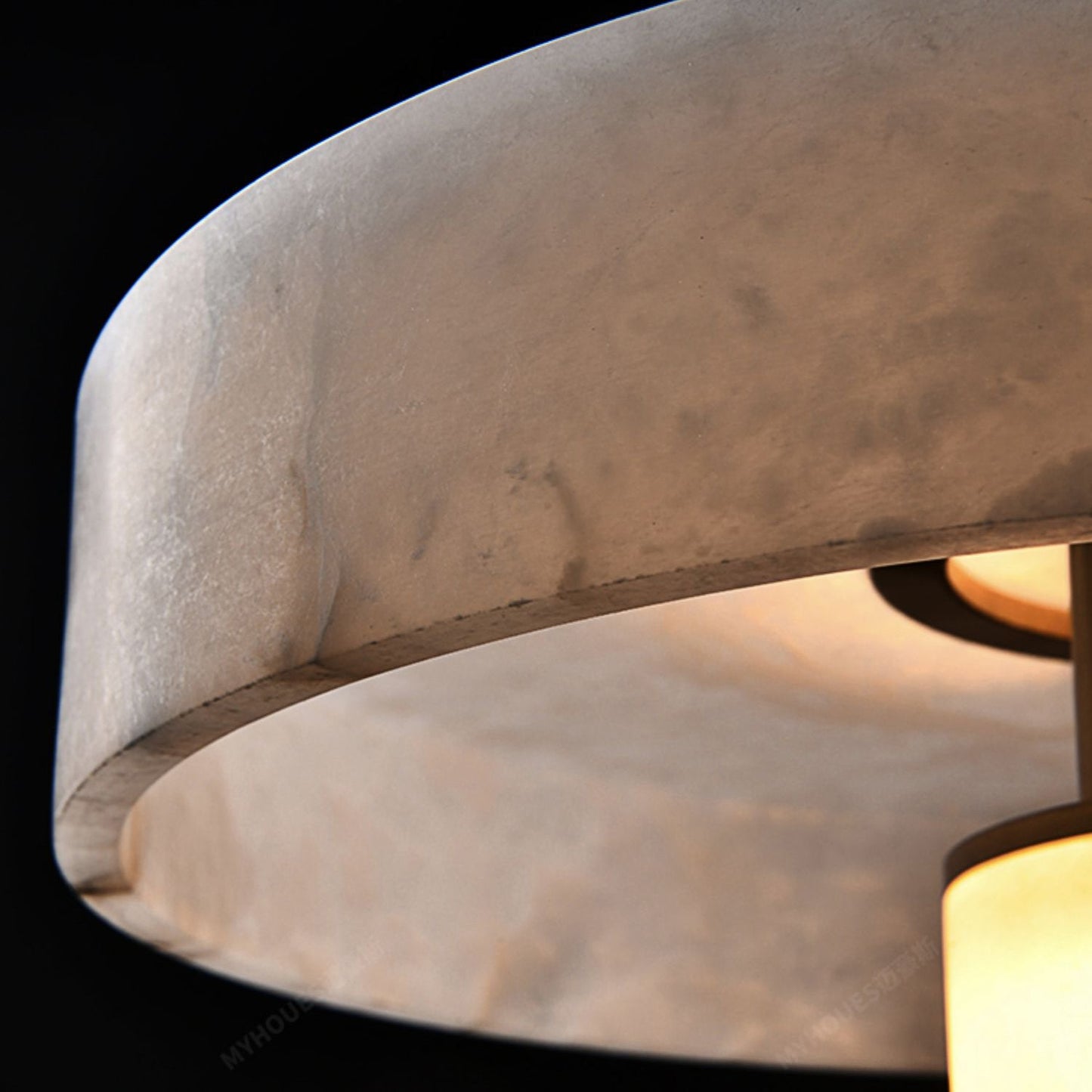 Tramonto Alabaster Table Lamp - Spanish Natural Stone Accent Lamp | Modern Rustic E26/E27 Desk Light