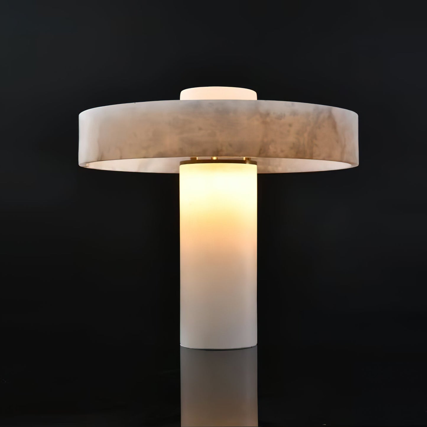 Tramonto Alabaster Table Lamp - Spanish Natural Stone Accent Lamp | Modern Rustic E26/E27 Desk Light