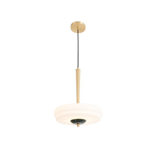 Trave Alabaster Pendant Lamp - Classic Natural Stone Speakeasy Light | Vintage Minimalist E26/E27 Pendant