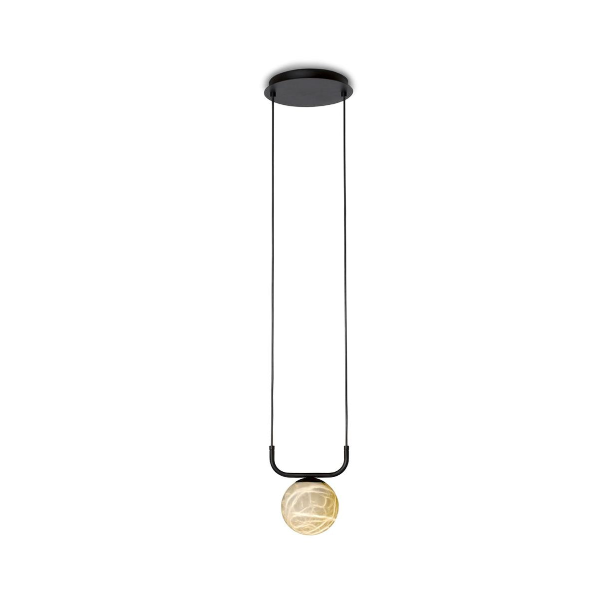 Tribeca Alabaster Pendant Lamp - Handcrafted Natural Stone Shade Linear Light | Multi-Head G9 Island Pendant