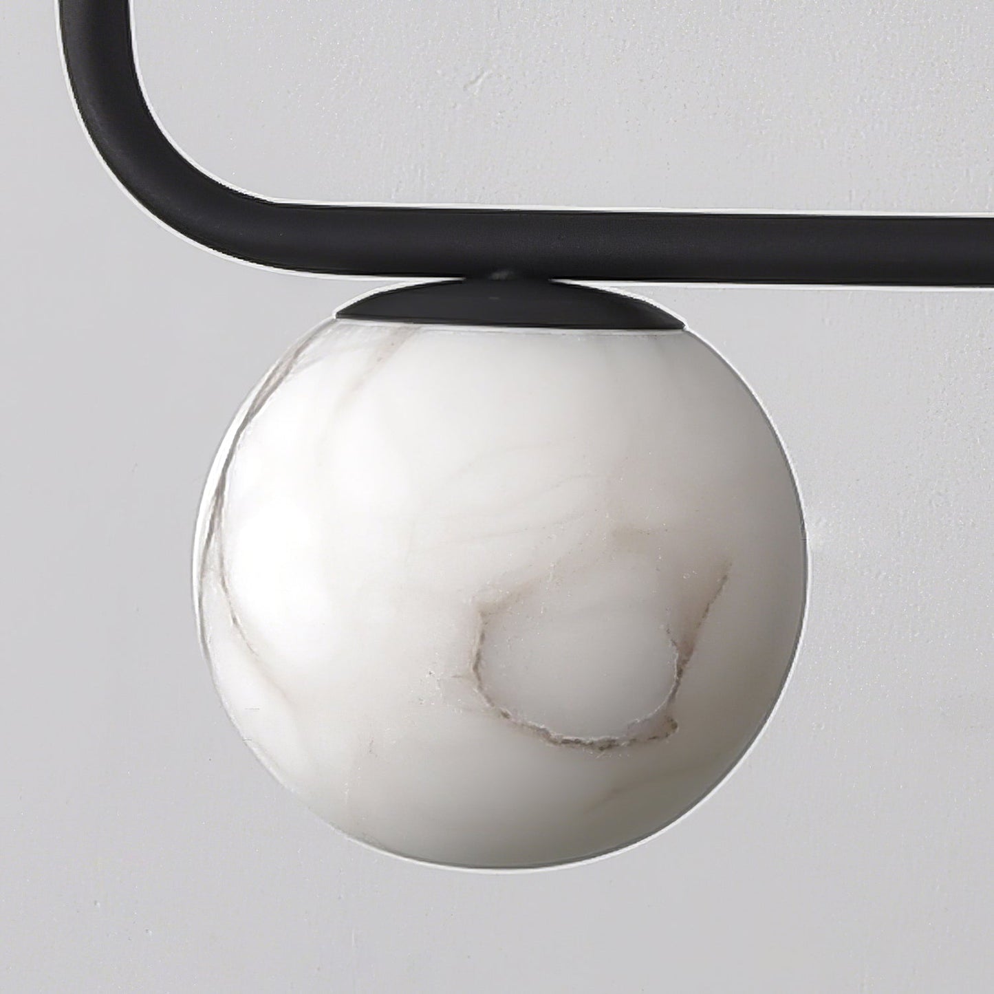 Tribeca Alabaster Pendant Lamp - Handcrafted Natural Stone Shade Linear Light | Multi-Head G9 Island Pendant