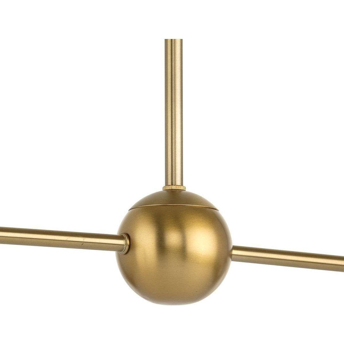 Trimble Island Pendant Lamp - Modern Solid Brass 2-Light Kitchen Island Light | Luxe Industrial Dining Pendant