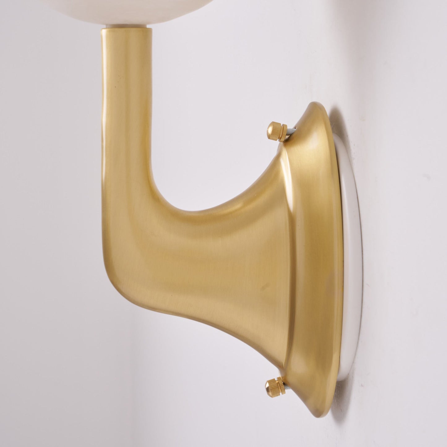 Triple Alabaster Wall Lamp - Tiered Natural Alabaster Stone Sconce | Modern Brass LED Wall Light