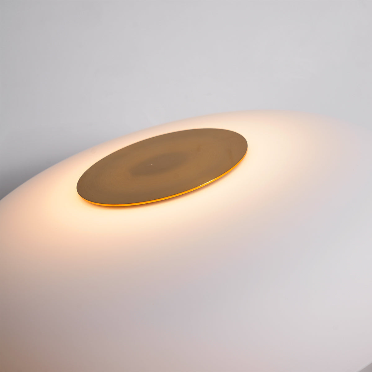 Tropico Table Lamp - Natural Marble Base & Hand-Blown Opal Glass Accent Light | Modern Italian Mushroom Lamp