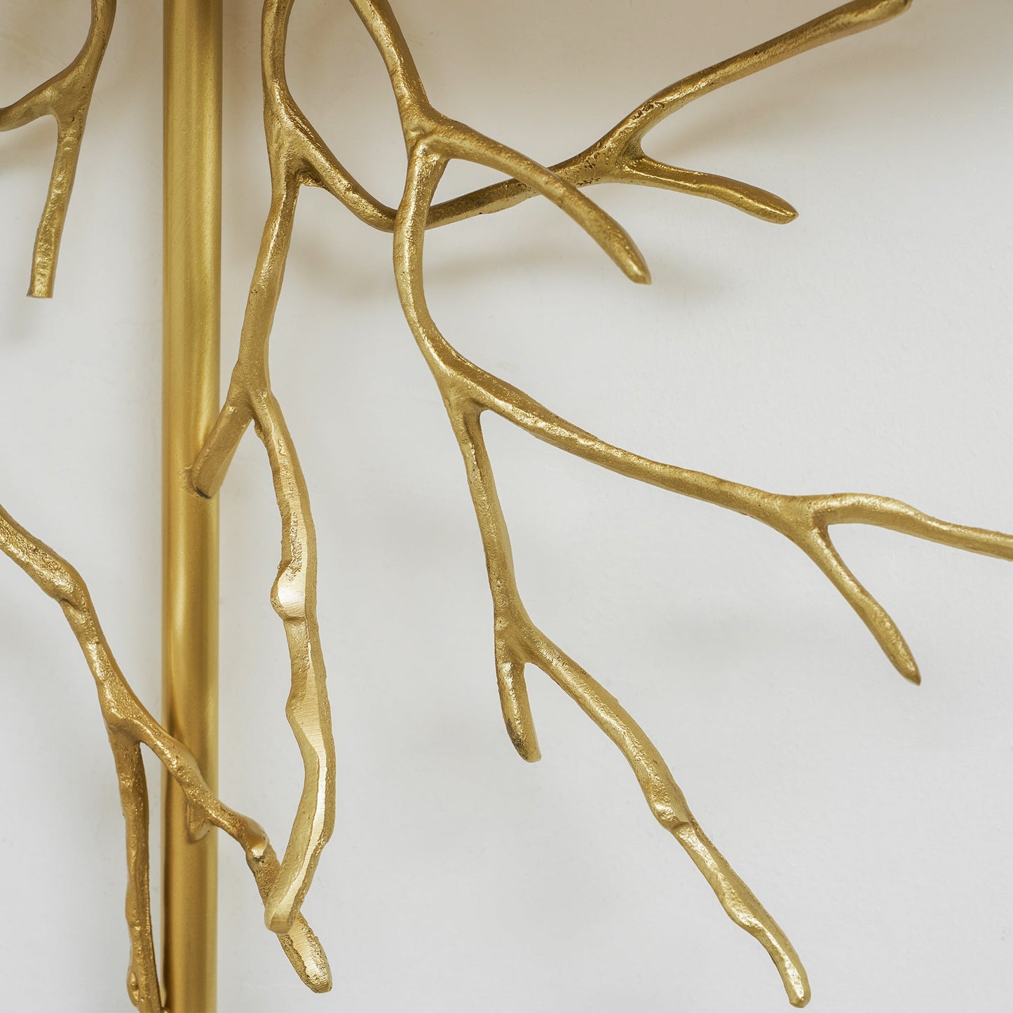 Twig Wall Lamp - Real Twig Cast Brass Body & Aluminum Shade | Organic Sculptural Wall Sconce