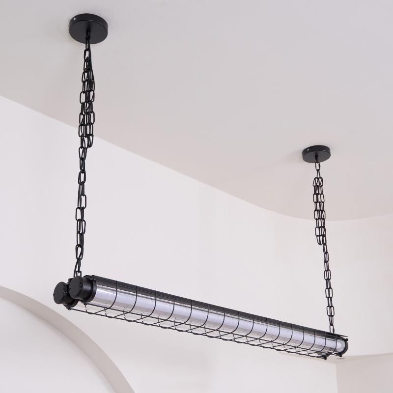 Ultra Mariner Pendant Light - Nautical Industrial Metal Cage Linear LED Light | Kitchen Island & Bar Pendant