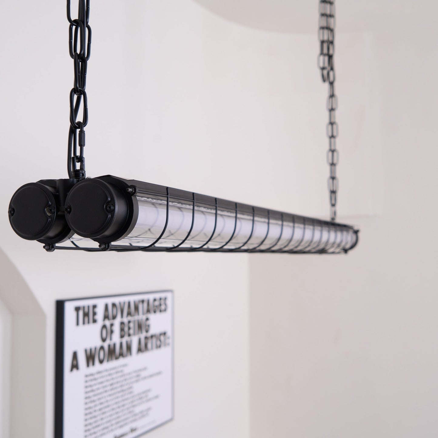 Ultra Mariner Pendant Light - Nautical Industrial Metal Cage Linear LED Light | Kitchen Island & Bar Pendant