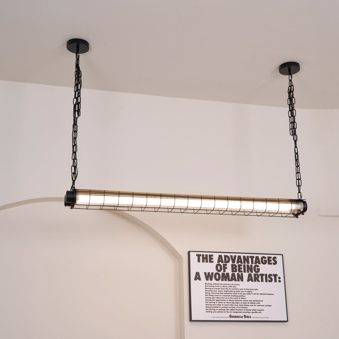 Ultra Mariner Pendant Light - Nautical Industrial Metal Cage Linear LED Light | Kitchen Island & Bar Pendant