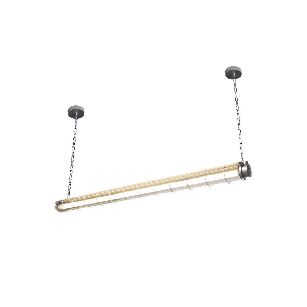 Ultra Mariner Pendant Light - Nautical Industrial Metal Cage Linear LED Light | Kitchen Island & Bar Pendant