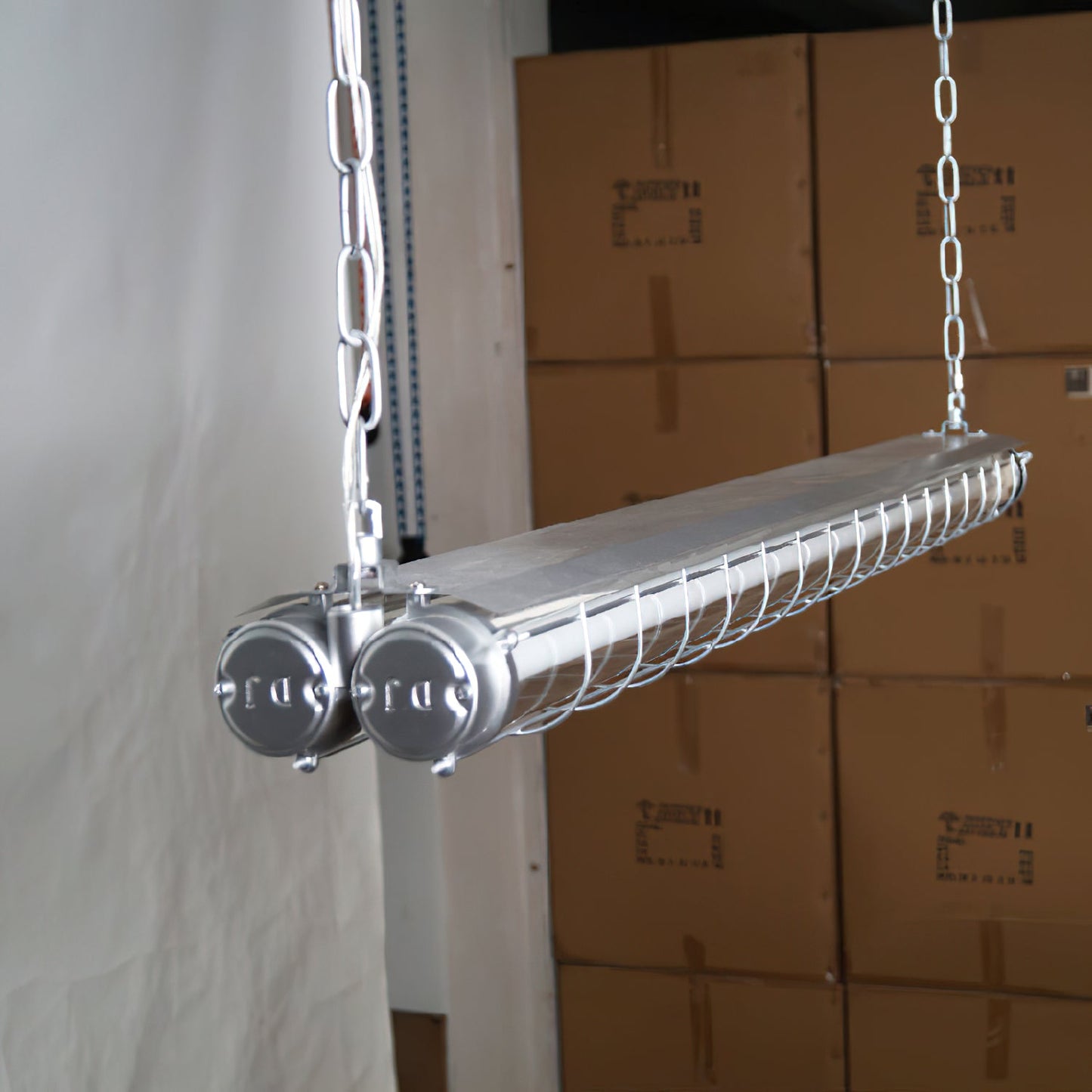 Ultra Mariner Pendant Light - Nautical Industrial Metal Cage Linear LED Light | Kitchen Island & Bar Pendant