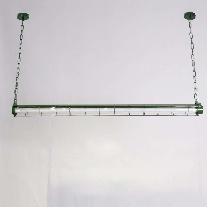 Ultra Mariner Pendant Light - Nautical Industrial Metal Cage Linear LED Light | Kitchen Island & Bar Pendant