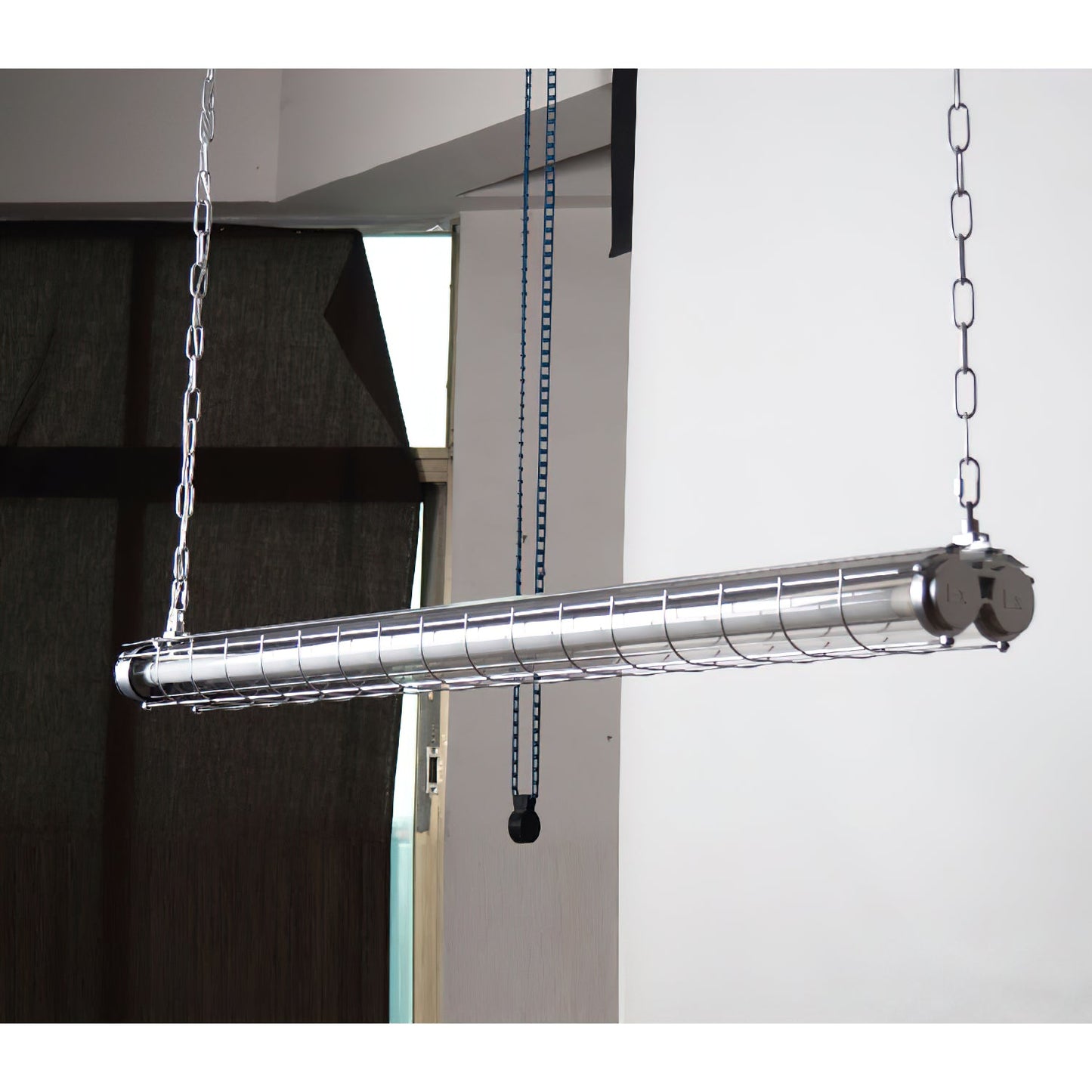 Ultra Mariner Pendant Light - Nautical Industrial Metal Cage Linear LED Light | Kitchen Island & Bar Pendant