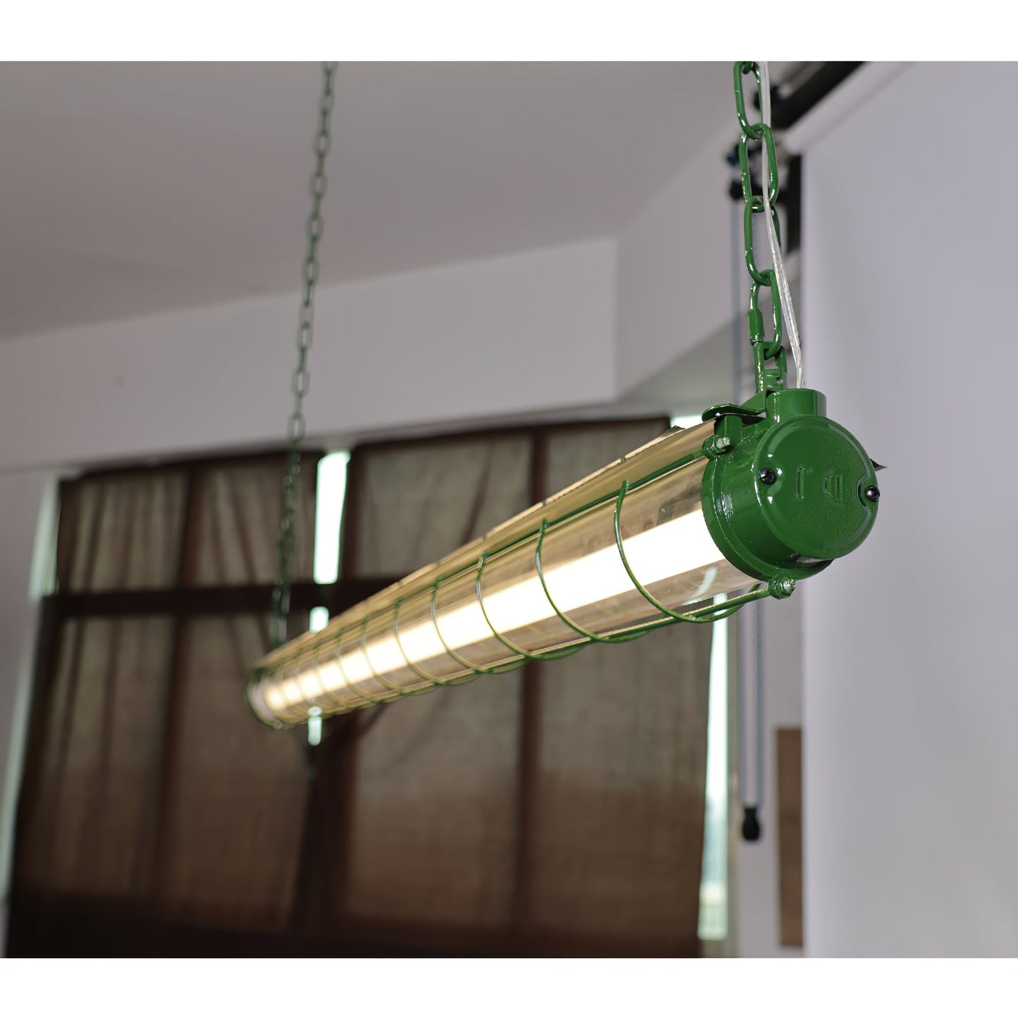 Ultra Mariner Pendant Light - Nautical Industrial Metal Cage Linear LED Light | Kitchen Island & Bar Pendant