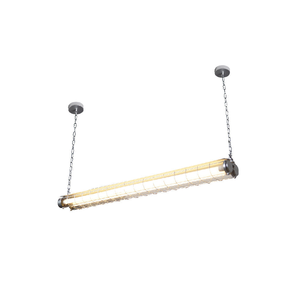 Ultra Mariner Pendant Light - Nautical Industrial Metal Cage Linear LED Light | Kitchen Island & Bar Pendant